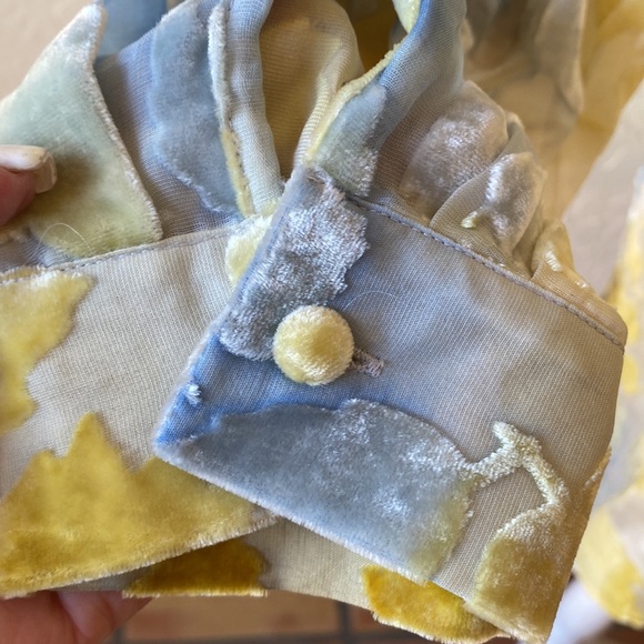 🌻🌼🌻VINTAGE COREY B SILK & RAYON VELVET LEAF SHIRT ‼️ - Picture 8 of 13